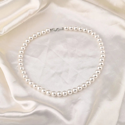 New Trendy Pearl Necklace Men