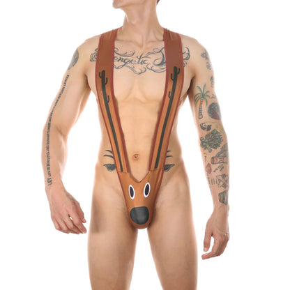 Sexy Christmas Elk Mankini