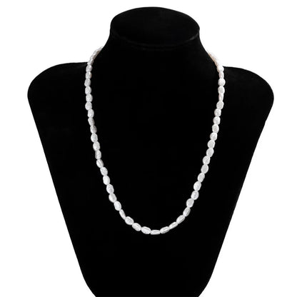 Baroque Alien Pearl Necklace Men