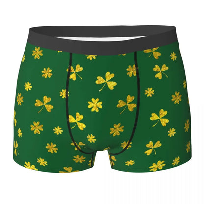 St. Patrick's Day Shamrock Boxer Shorts