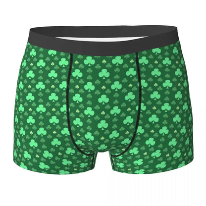 St. Patrick's Day Shamrock Boxer Shorts