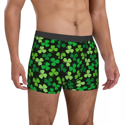 St. Patrick's Day Shamrock Boxer Shorts