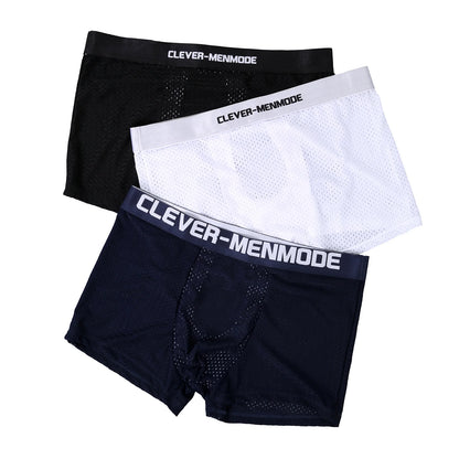 3-Pack Sexy Mesh Boxer Shorts