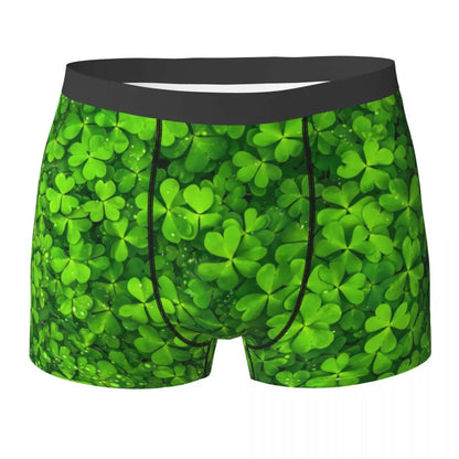 St. Patrick's Day Shamrock Boxer Shorts