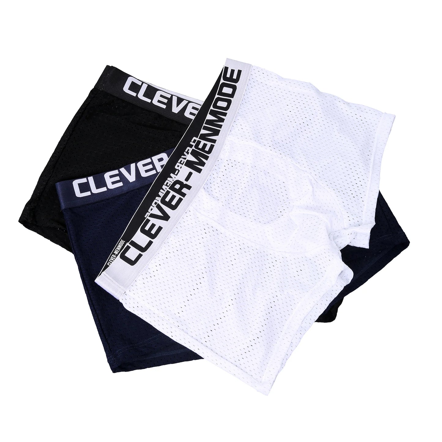 3-Pack Sexy Mesh Boxer Shorts