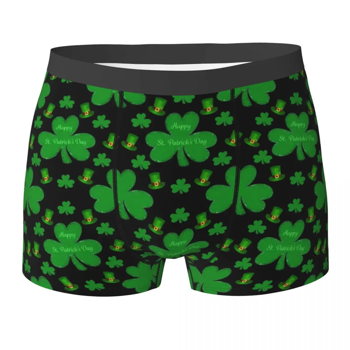 St. Patrick's Day Shamrock Boxer Shorts