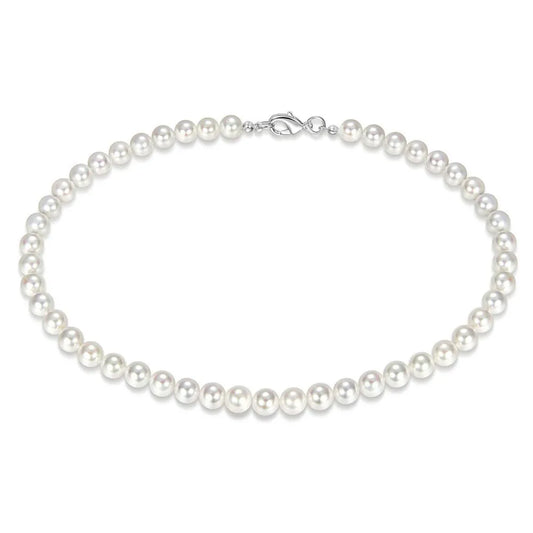 Hip-Hop Imitation Pearl Necklace for Men