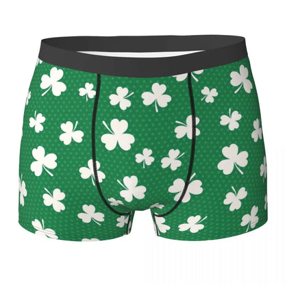 St. Patrick's Day Shamrock Boxer Shorts