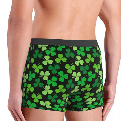 St. Patrick's Day Shamrock Boxer Shorts