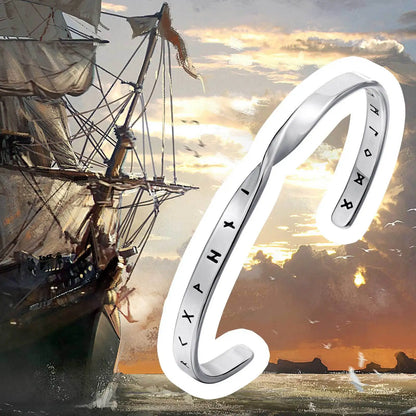 Men's Stainless Steel Mobius Viking Twisted Bracelet