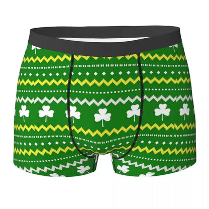 St. Patrick's Day Shamrock Boxer Shorts