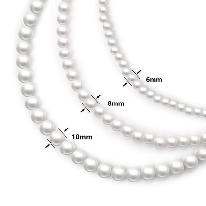 New Trendy Pearl Necklace Men